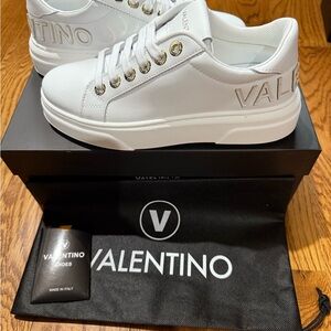 Valentino By Mario Valentino White Sneakers